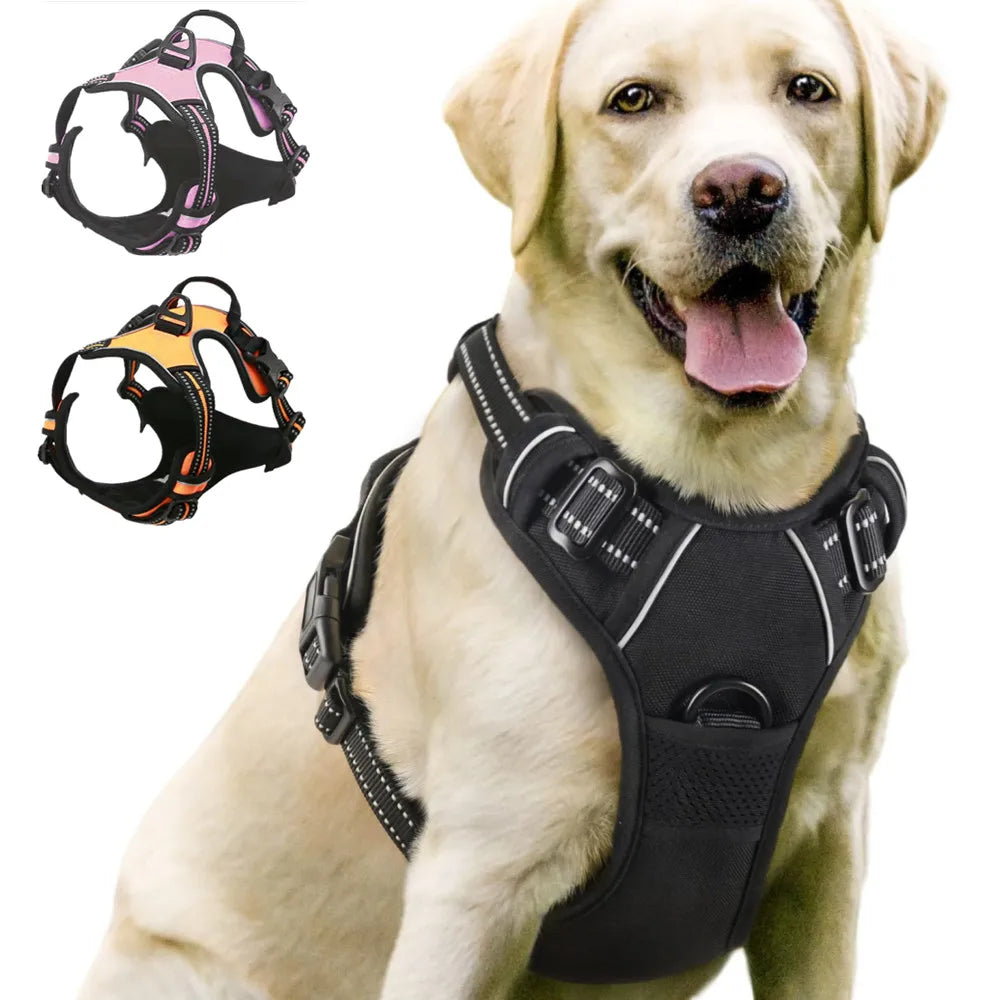 Anti-Zug Hundegeschirr - Sicher, Bequem & Verstellbar
